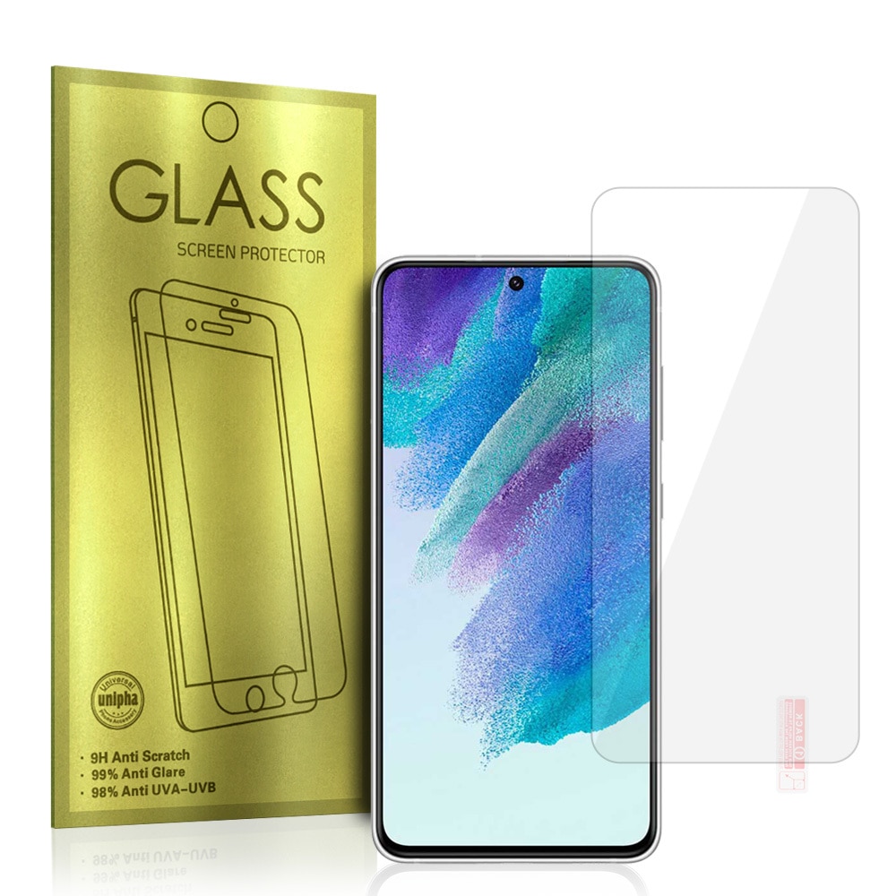 Folie sticla compatibila cu Samsung Galaxy S21FE Transparenta