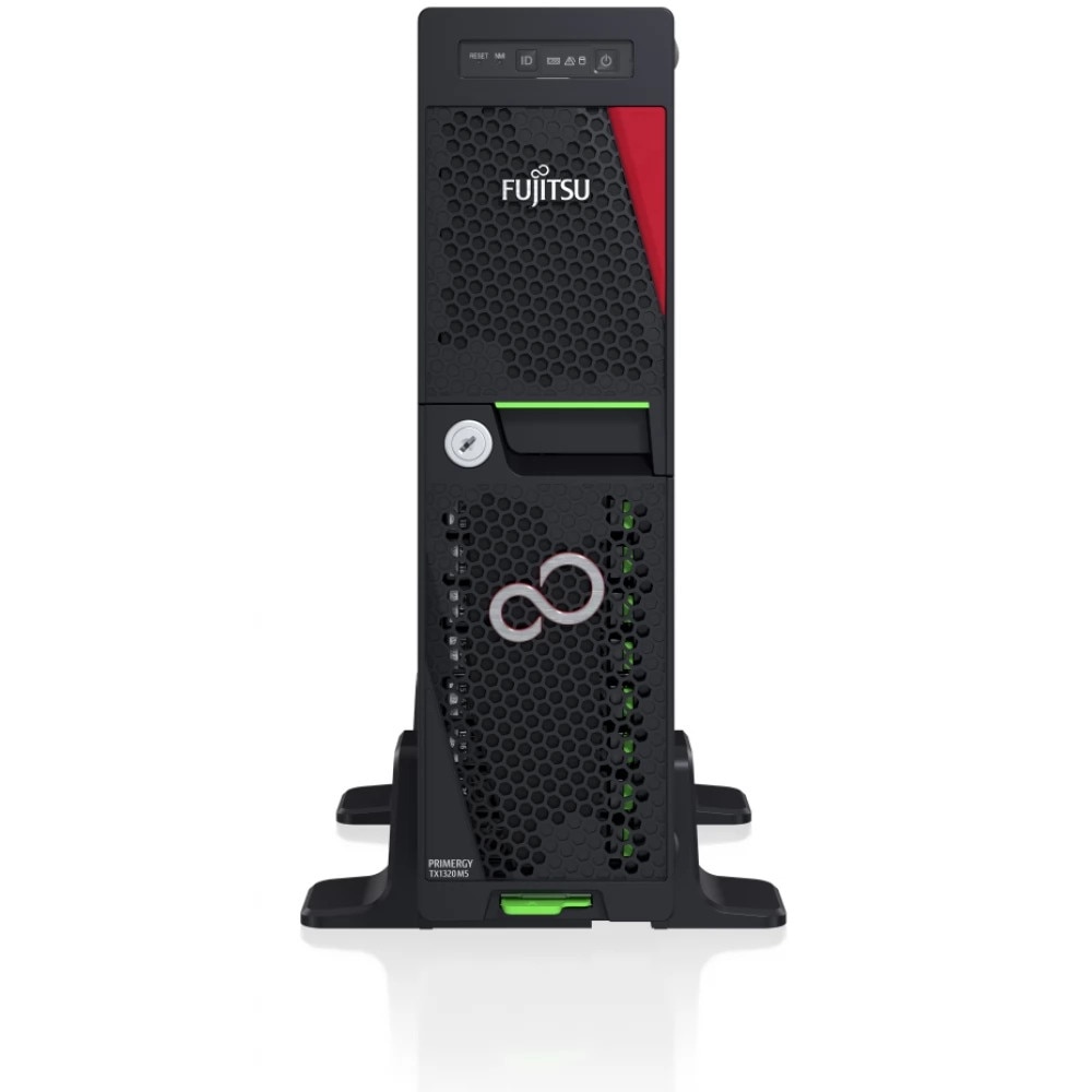 Server Fujitsu Primergy TX1320 M5, Tower, Intel Xeon E-2388G 8 C