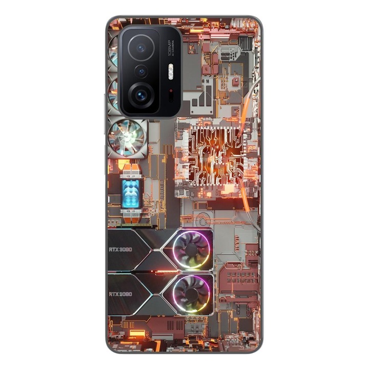 Husa compatibila cu Xiaomi Mi 11T, Mi 11T Pro Silicon Gel Tpu Model Motherboard