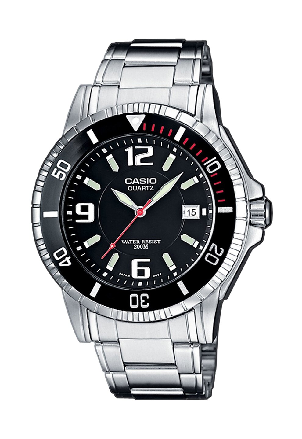 Casio Ceas argintiu cu negru Collector