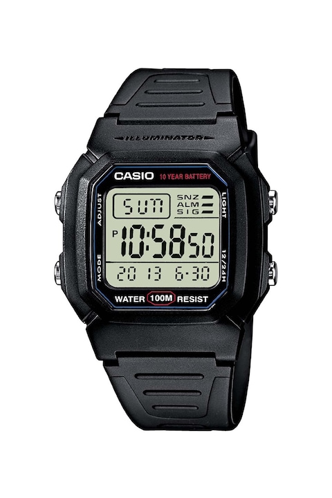 Casio, Унискес мултифункционален дигитален часовник, Черен