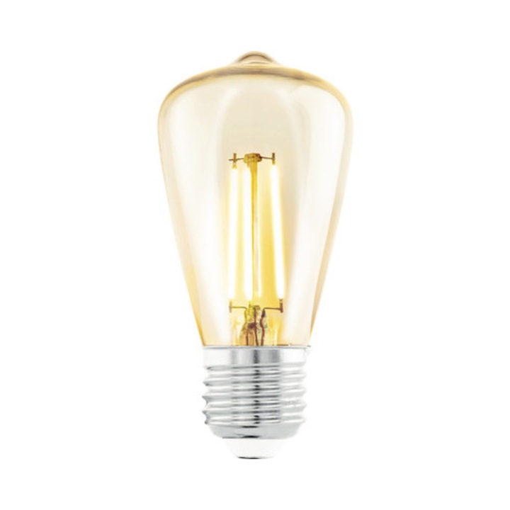 Винтидж Led крушка Eglo E27 4w, Glob Para St48, живот 15 000 H