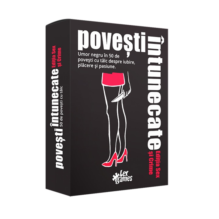Joc Lex Games - Povesti Intunecate, Sex si Crime, lb. romana, minim 2 jucatori, +12 ani