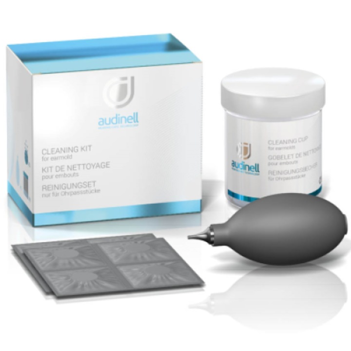 Set curatare aparate auditive BTE Audinell, pentru aparate in spatele urechii