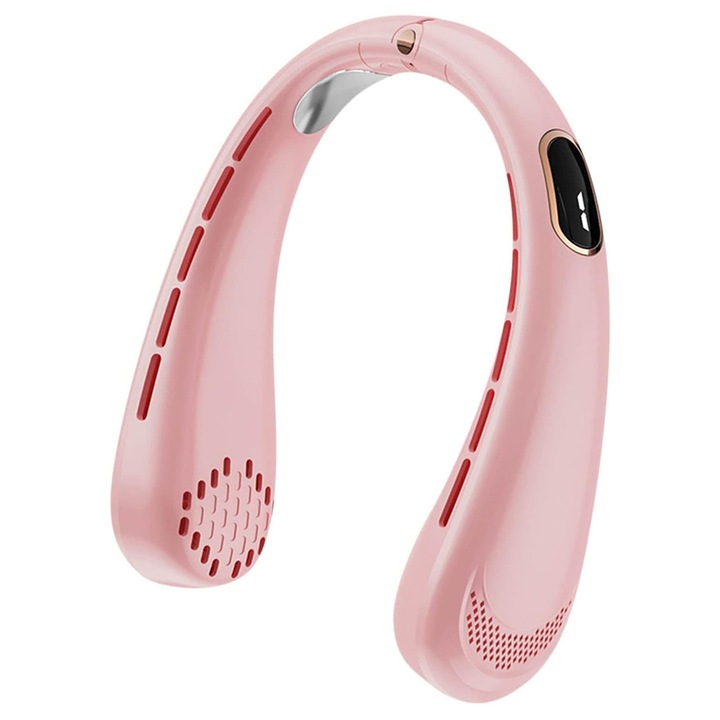 Вентилатор за врата - Techsuit (H6) - Розов