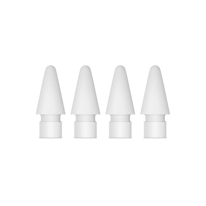 Apple Pencil érintőképernyő ceruza póthegy 4db (szilikon, Apple Pencil kompatibilis) FEHÉR