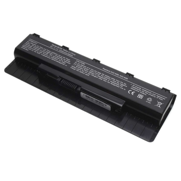 Asus N76VB minőségi csere akkumulátor G56JK G56JR N46 N46JV N46VB N46VJ N46VM N46VZ N56 N56DP N56DY N56JK N56JN N56JR N56V N56V8 N56JR N56V N56V8 N56VB N56V