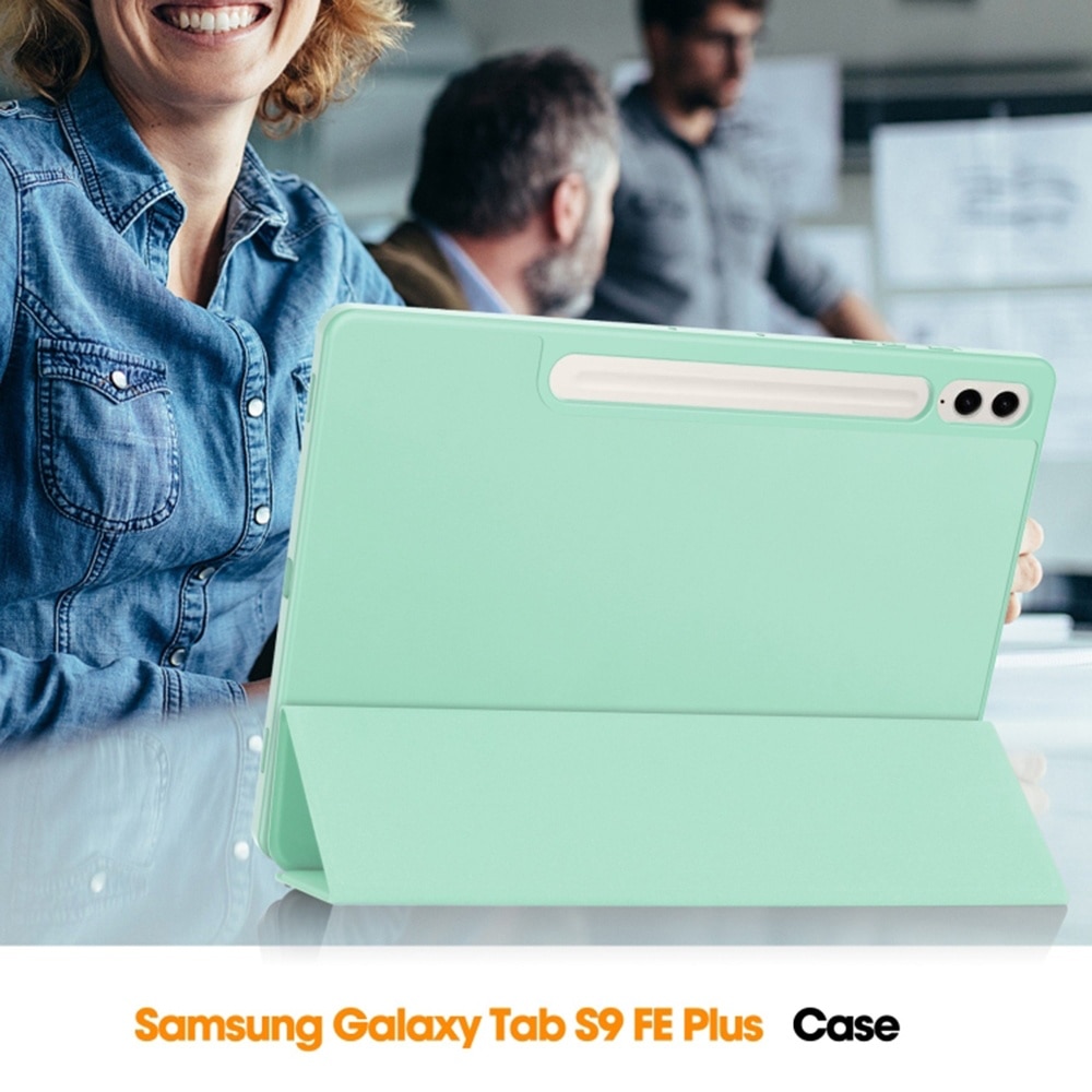Husa pentru Samsung Galaxy Tab S9 Plus / S10 Plus - Techsuit Flex Trifold - Black