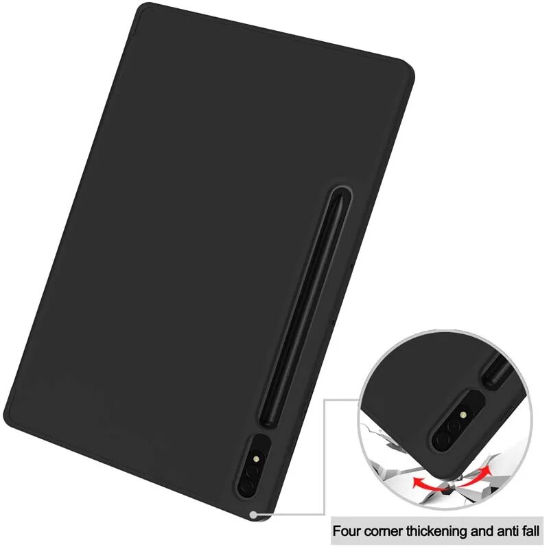 Husa pentru Samsung Galaxy Tab S8 Ultra - Techsuit Flex Trifold - Black