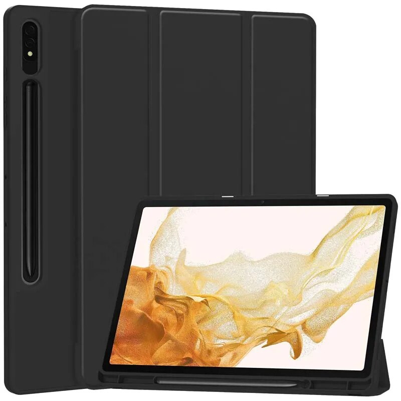 Husa pentru Samsung Galaxy Tab S8 Ultra - Techsuit Flex Trifold - Black