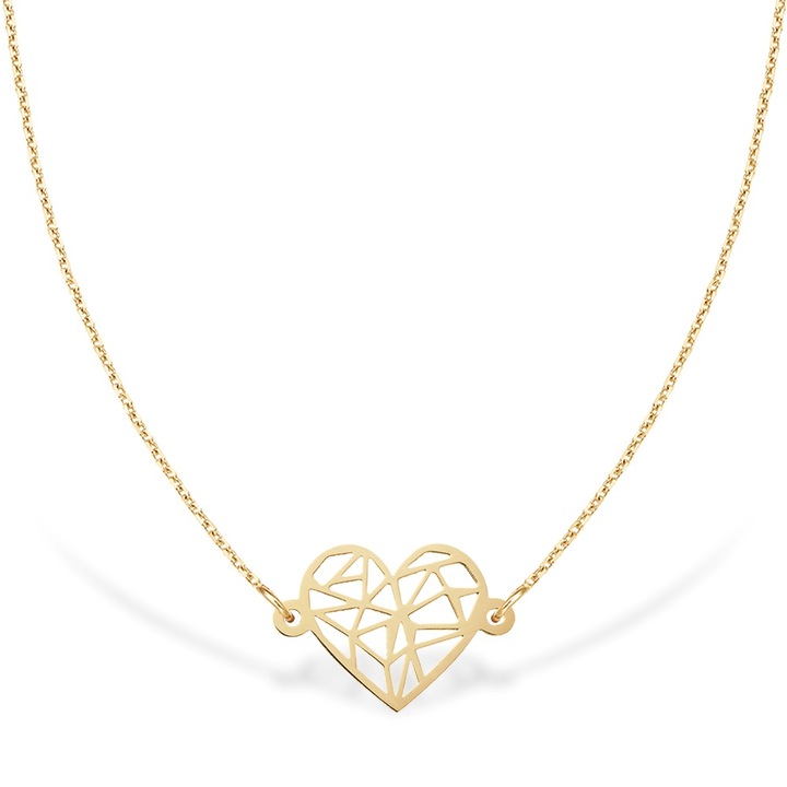 Colier la baza gatului A WOMAN's HEART, aur 14K