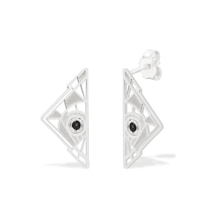 Cercei Black Mirror argint 925