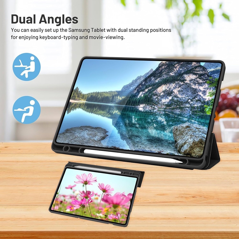 Husa pentru Samsung Galaxy Tab A9 Plus - Techsuit Flex Trifold - Sky Blue