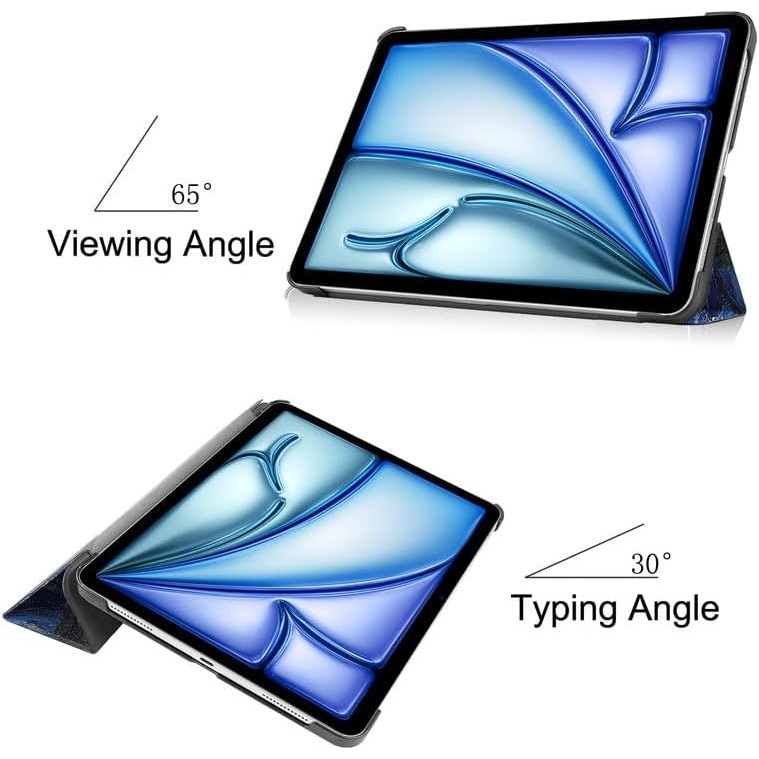 Husa pentru Apple iPad Pro 11 (2024) M4 cu functie wake-up/sleep tip stand starry night