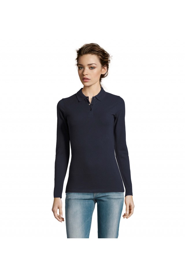 Bluza pentru femei, polo piquet, Sol's Perfect Lsl So02083