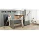 Aspirator vertical Dreame V11 VVN6, 450W, 25000 Pa, 3 moduri de aspirare, rezervor praf 0.5 l, baterie 30000mAh, autonomie 90 min, afisaj HD, gri/rosu