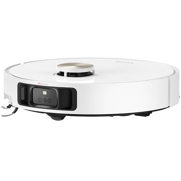 Robot de aspirare cu mop rotativ Dreame X40 Ultra RLX63CE, statie automata de golire 3.2l, 12000Pa, rezervor praf 0.3l, rezervor apa 0.08l, baterie 6400mAh, autonomie pana la 180 min, alb