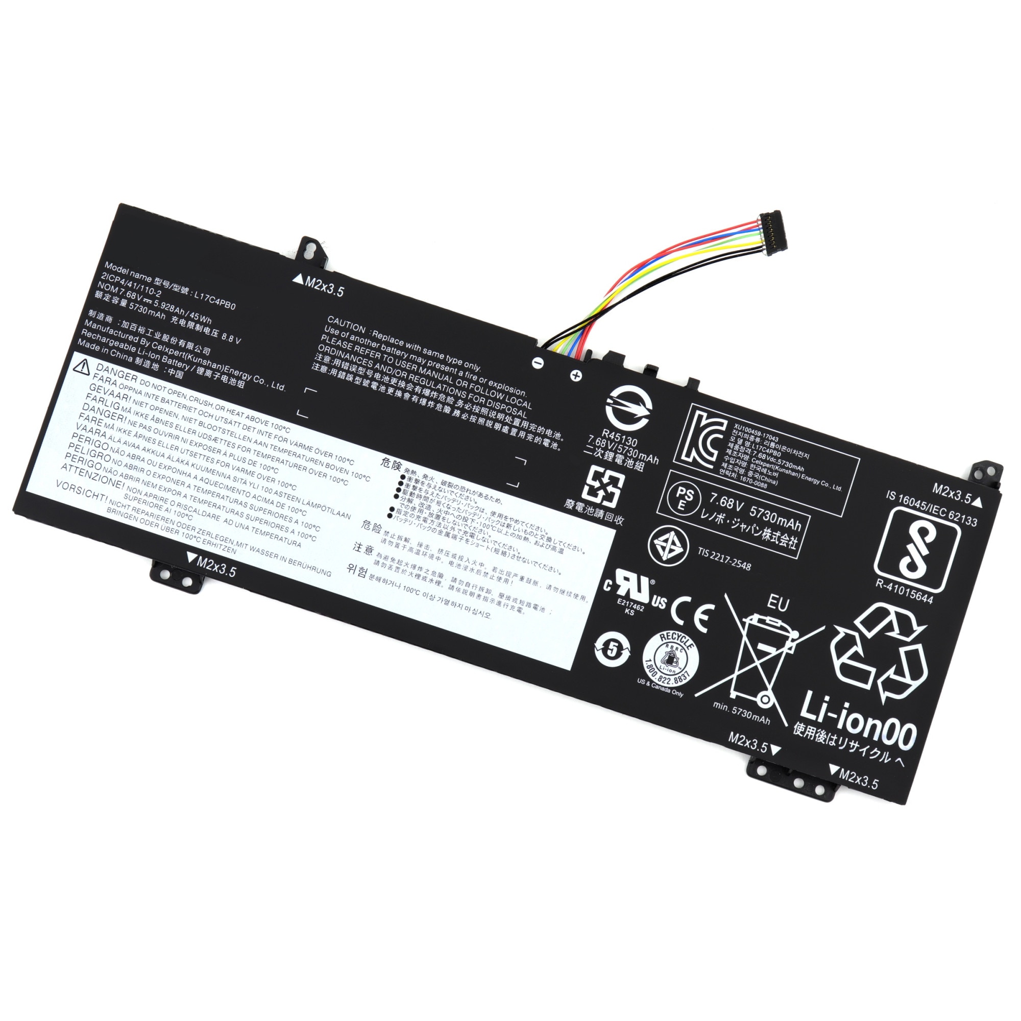K KYUER L17C4PB0 L17M4PB0 Laptop Akku für Lenovo Flex 6-14ARR 6-14IKB
