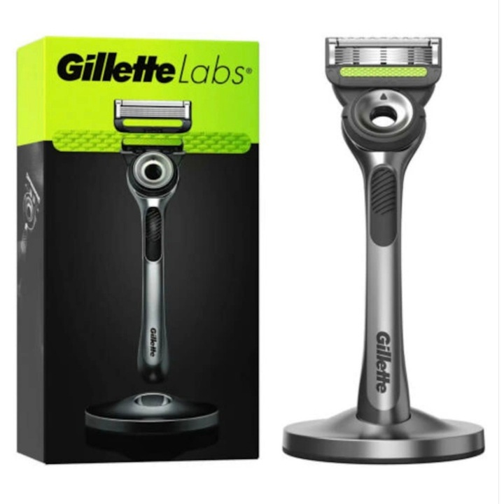 Gillette Labs borotva, 1 db tartalék, mágneses tartó