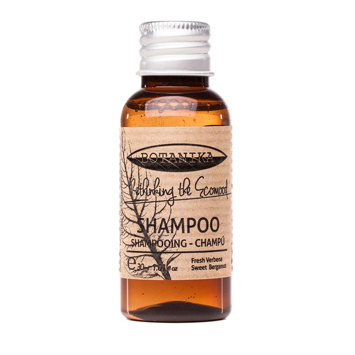 Set 50 bucati, Sampon hotelier premium Botanika, 30ml