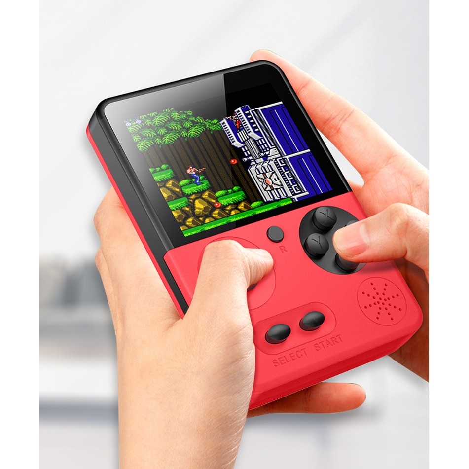 Joc Tetris Consola retro Gameboy, 500 in 1, Rosu - eMAG.ro