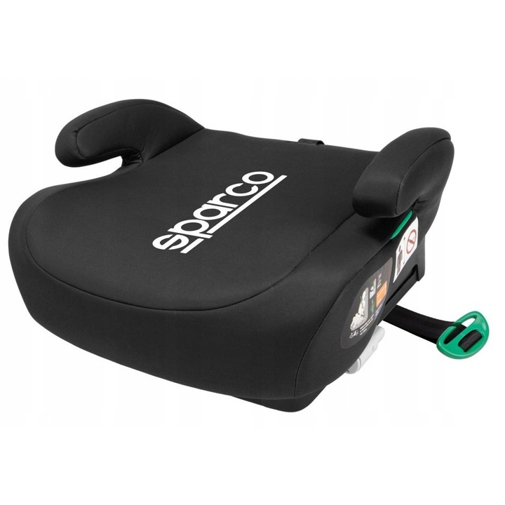 Scaun auto copii, Sparco, 125-150 cm, Isofix, Negru