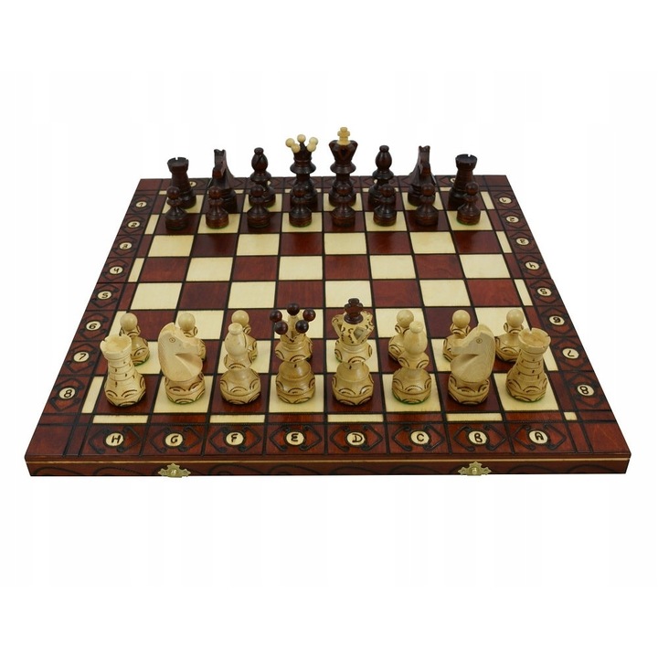 Joc de Sah, Madon, Lemn, 55 x 55 x 3 cm, Multicolor