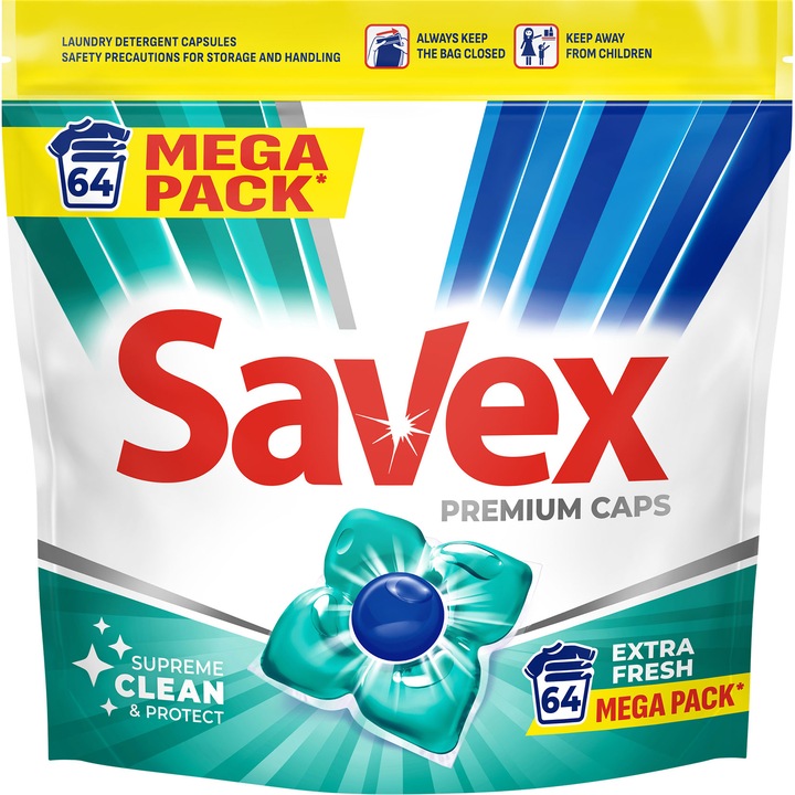 Detergent Rufe Savex Capsule 64