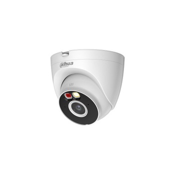 Camera de supraveghere de interior/exterior Full-color Dahua DH-T2A-PV Turret Wi-Fi, 2MP, 1920x1080, F1.6, IR30m, IP67, RJ-45, detectie miscare/umana AI, Alarma, microfon, difuzor, H.265, Stocare micro SD