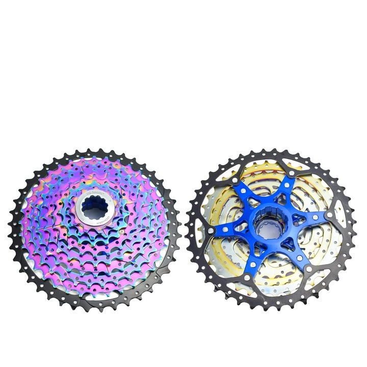 Mountain bike kazetta, VG Sports, acél, 8-12 sebességgel kompatibilis, 9S 11-42T, többszínű
