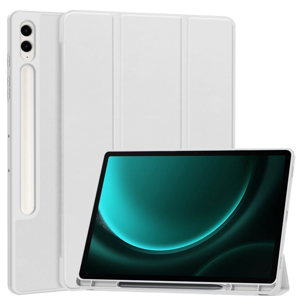 Husa pentru Samsung Galaxy Tab S9 Plus / S10 Plus / S9 FE Plus / S10 FE Plus - Techsuit Flex Trifold - Gray