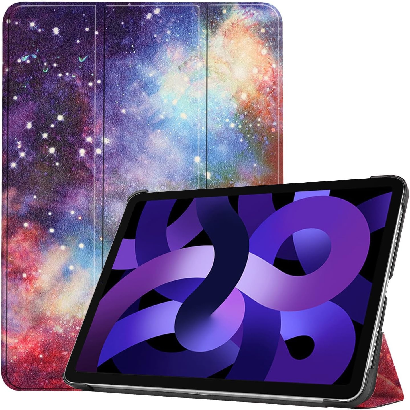 Husa pentru Apple iPad Pro 11 (2024) M4 cu functie wake-up/sleep tip stand galaxy