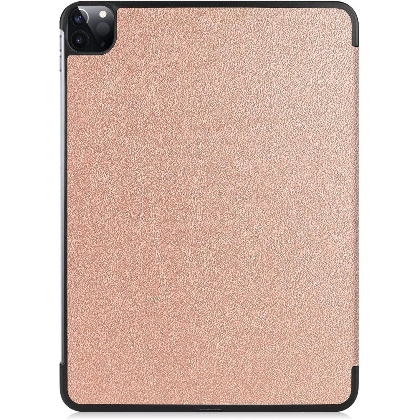 Husa pentru Apple iPad Pro 13 M5 / M4 (2025, 2024) cu functie wake-up/sleep tip stand rose gold