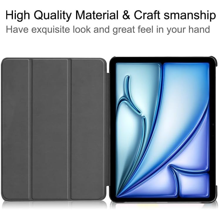 Husa pentru Apple iPad Pro 13 M5 / M4 (2025, 2024) cu functie wake-up/sleep tip stand starry night
