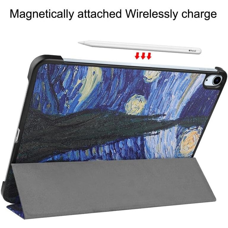 Husa pentru Apple iPad Air 13 2025 / 2024 M3, M2 cu functie wake-up/sleep tip stand starry night