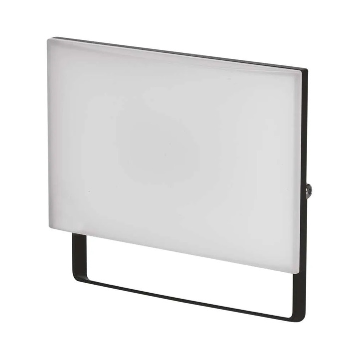 Proiector LED Emos Tambo, 30.5W, 2600 lm, temperatura lumina neytra (4000K), IP65, Aluminiu, Negru