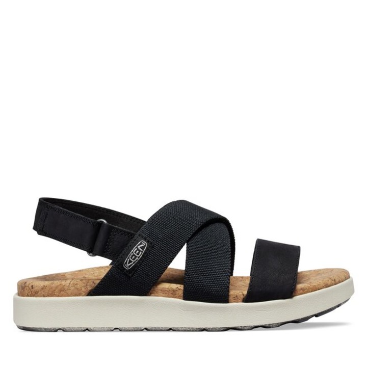 Női szandál, Keen, 304175985385, Eco-bőr, fekete