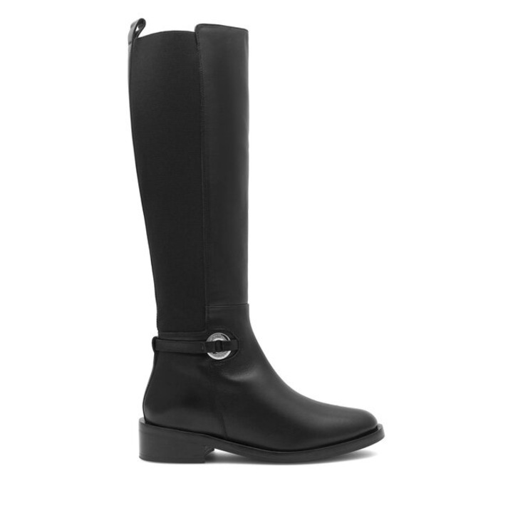 Botine dama, Gino Rossi, 590558804819039, Piele naturala, Negru