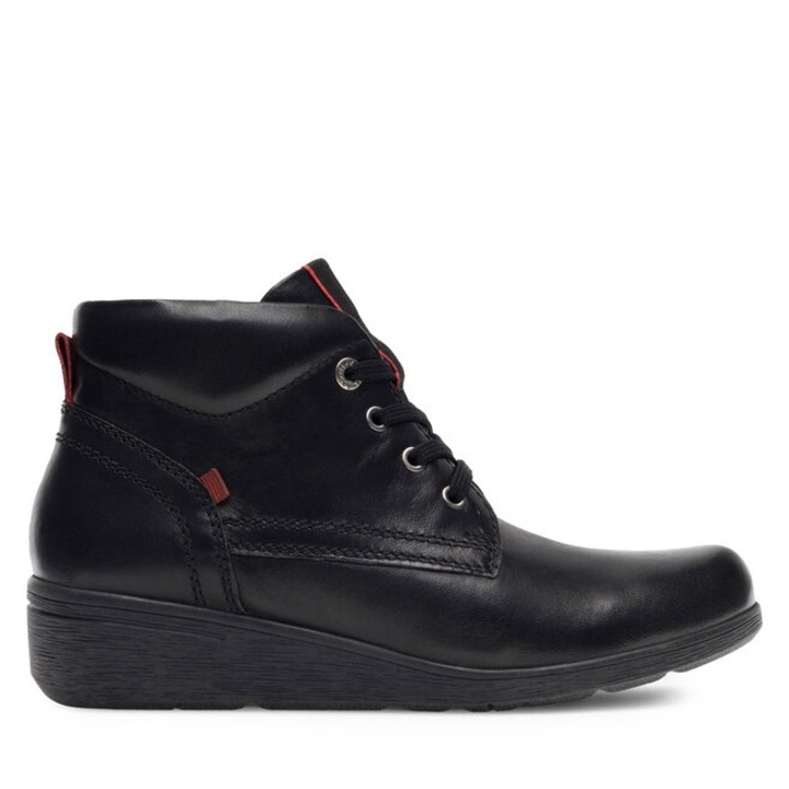 Botine dama, Go Soft, 590486297836935, Piele naturala, 35 EU, Negru