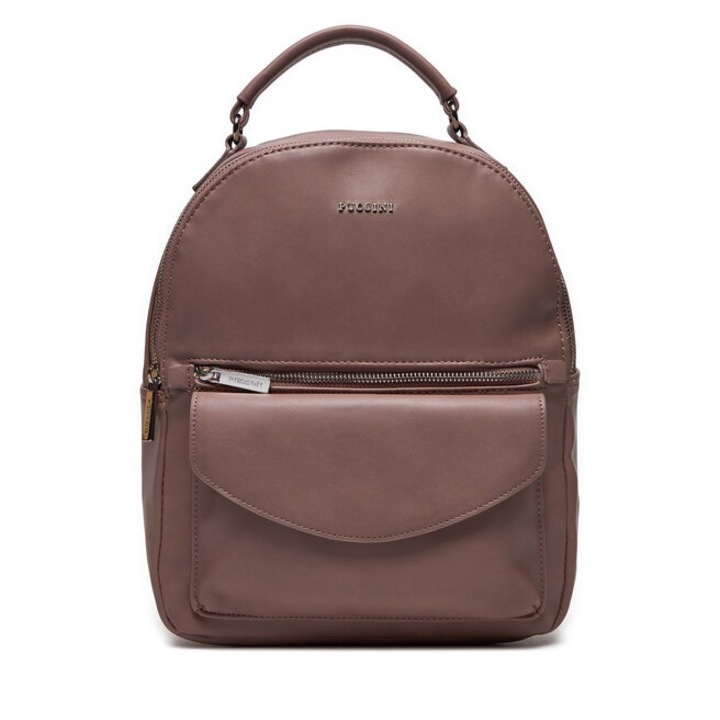 Rucsac dama, Puccini, 304191541, Piele ecologica, One size, Roz