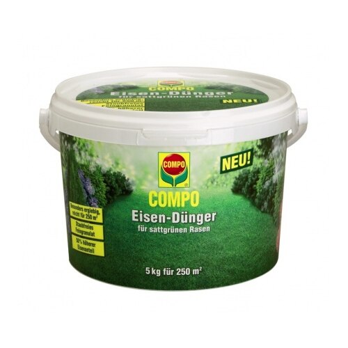 Fertilizator pentru gazon cu fier Compo, 5 kg