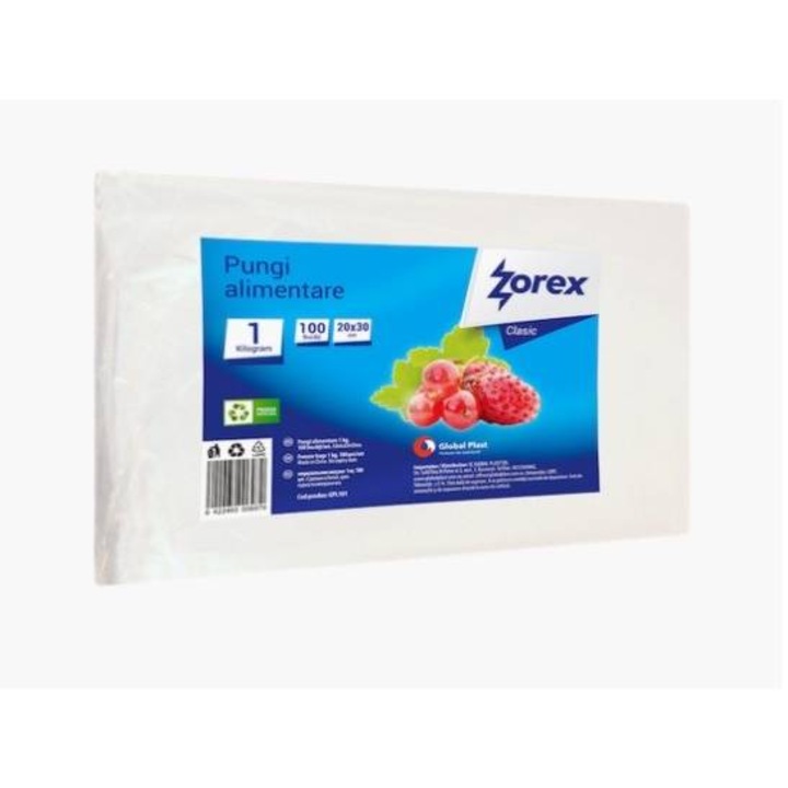 Pungi transparente congelator