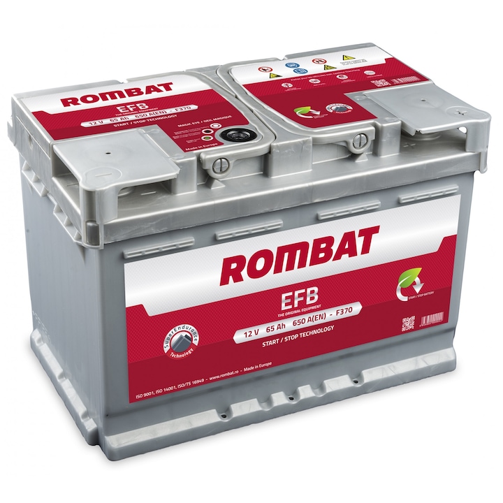 Baterie auto Rombat Efb 65Ah 650A 12V