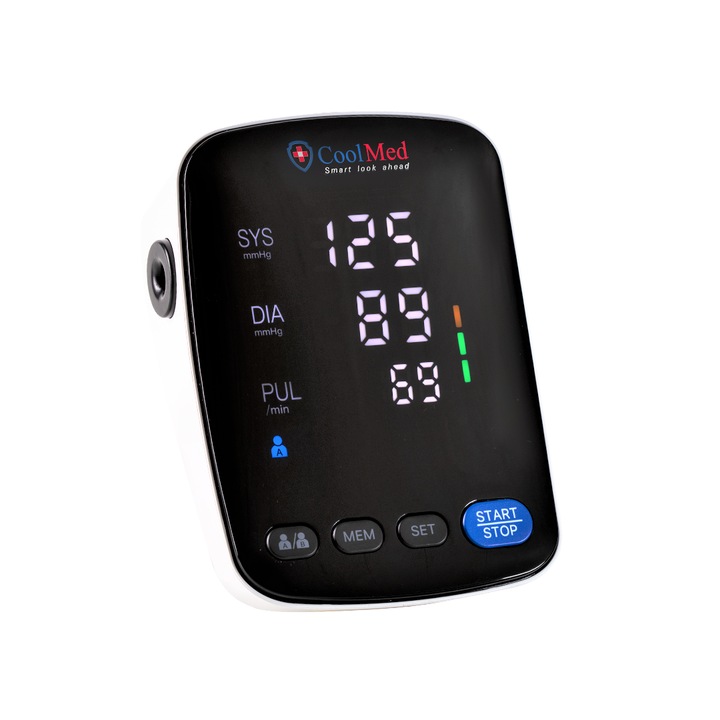 Tensiometru Automat pentru Brat cu Bluetooth compatibil cu IOS si Android - Cool Med - Model:U82RH