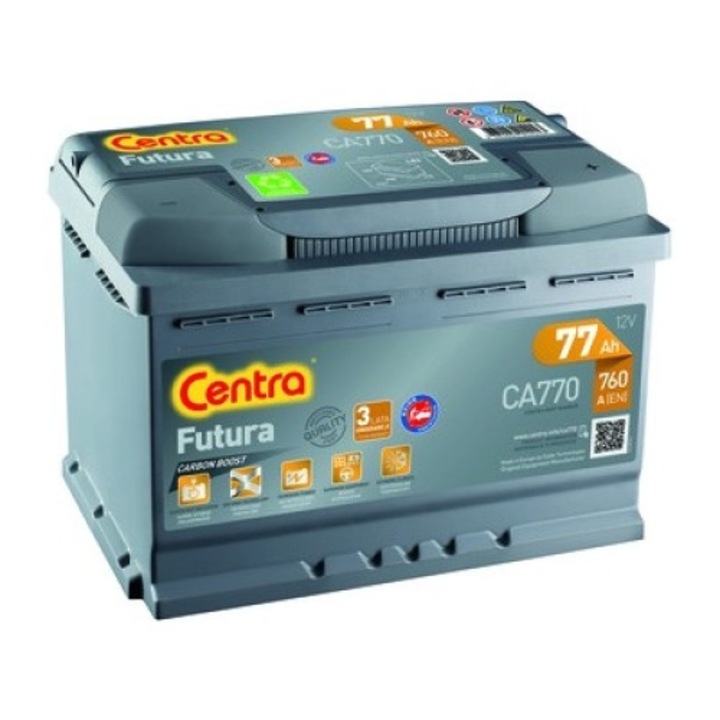 Baterie auto, Centra, Futura Carbon Boost Ca770, 760A, 12V