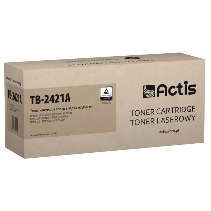 Toner Actis, negru, 3000 paginim pentru Brother TN-2421