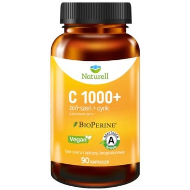 Supliment alimentar, USP Zdrowie, Naturell C 1000+, 90 capsule