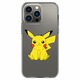 Husa compatibila cu Apple iPhone 14 Pro Max Silicon Transparenta Model Pokemon Pikachu