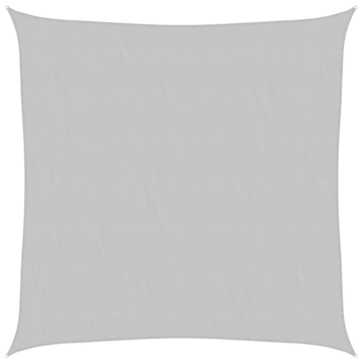 VidaXL világosszürke 100% poliészter oxford szövet napvitorla 3, 6x3, 6m 2.2 kg