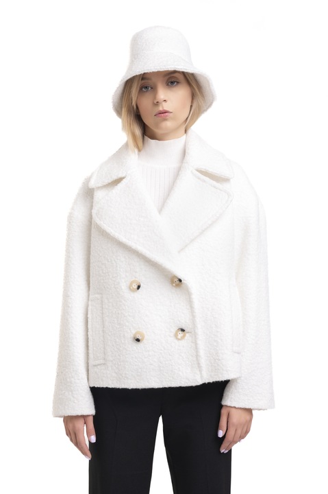 Palton scurt Copenhaga - Alb